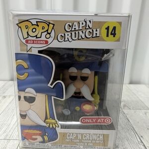 Funko Pop!  14 Cap'n Crunch Vinyl Figure - Blue and Yellow